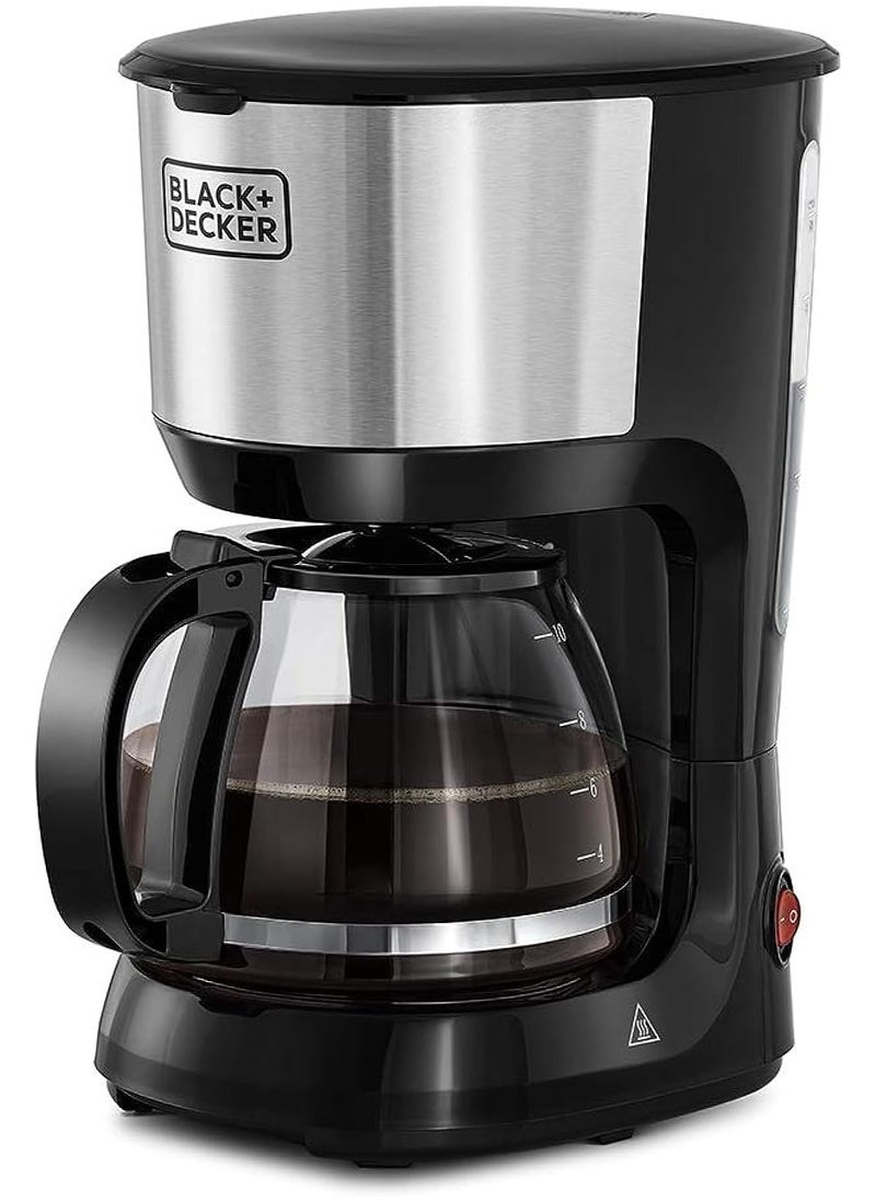 BLACK&DECKER 750W 10 Cup Coffee Maker/Coffee Machine With Glass Carafe For Drip Coffee  - Image 1