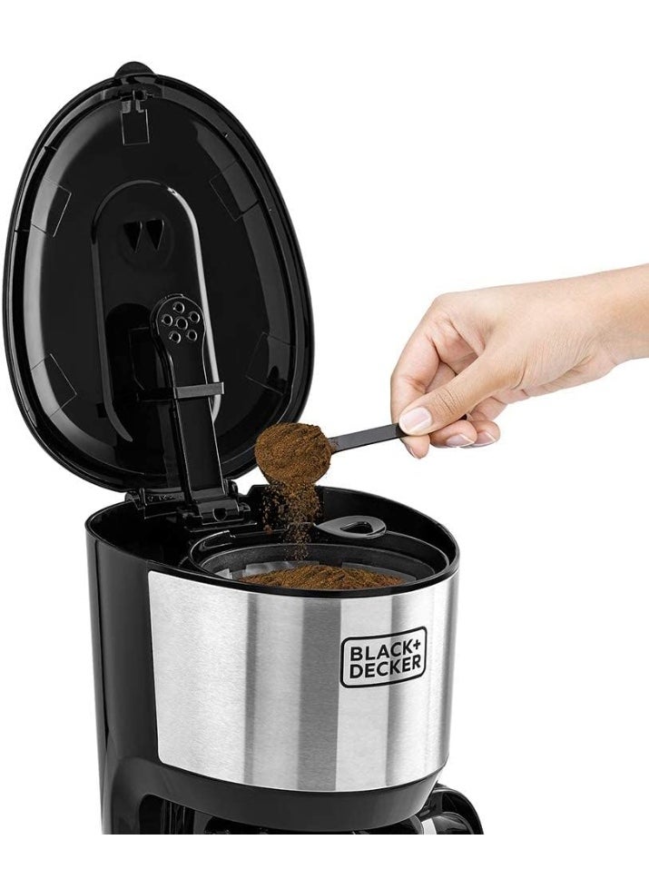 BLACK&DECKER 750W 10 Cup Coffee Maker/Coffee Machine With Glass Carafe For Drip Coffee  - Image 3