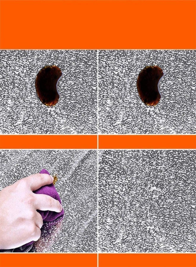 BSBDA Kitchen Oil-Proof Aluminum Foil Sticker Wall Desk Floor Waterproof DIY Home Furniture Decorate Foil Style Wallpaper - Image 5