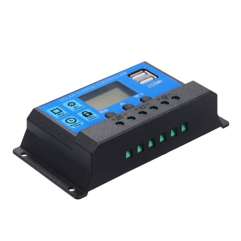 40A 12 فولت / 24 فولت محكم شحن شمائي ذكي بنظام PWM مع منفذ USB 5 فولت 2.5 أمبير - Image 1