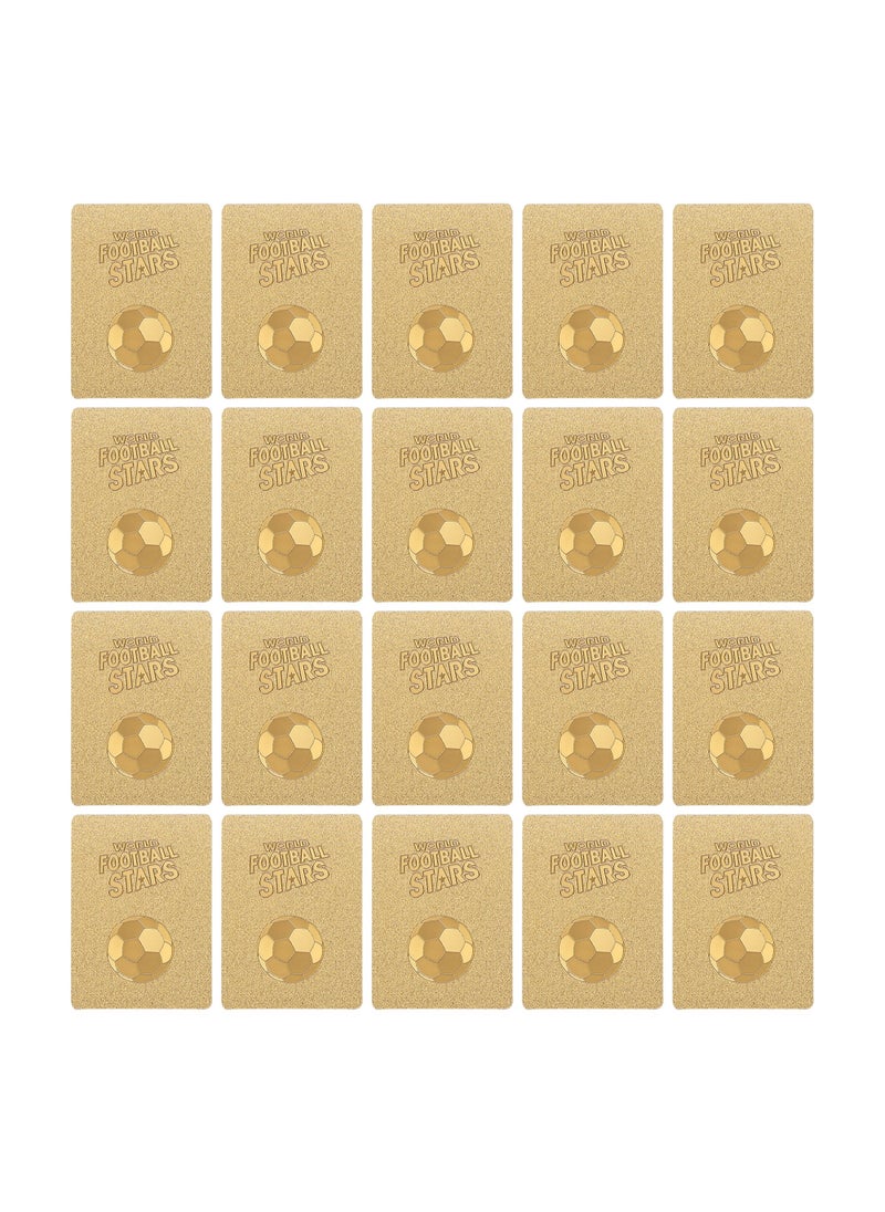 Footballerz - 55 Piece World Football Star Gold Card Kids Toy Collection Set - Image 1