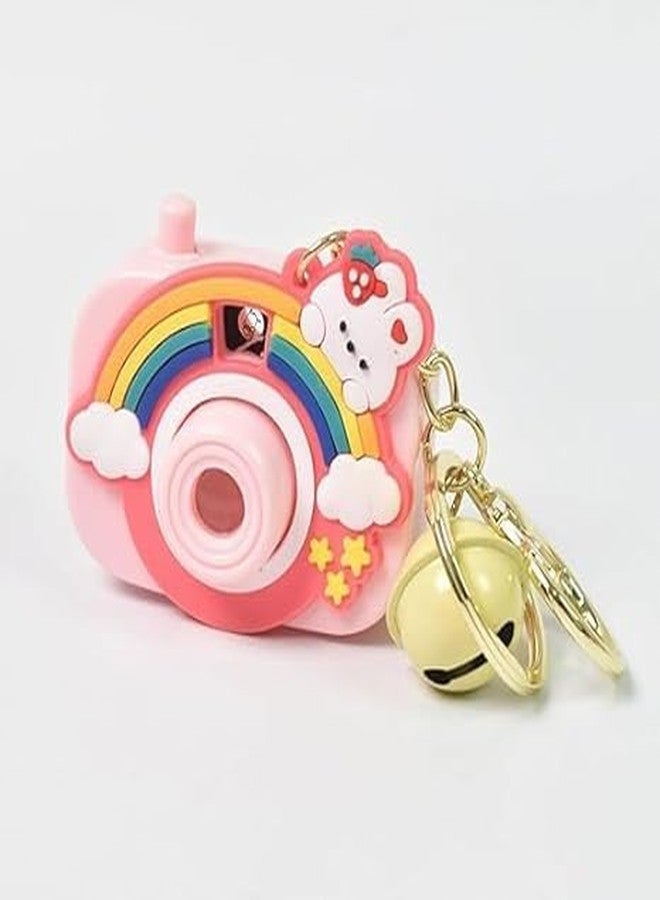 SHOPLUV Cute Cartoon Projection Camera Keychain Keyring For Bags,Car,Bike & Home Many Cartoon Image Slide Show With Push Button Key Chain With Ring Return Gift For Girls,Womens & Boys (Pack Of 1) - Image 1