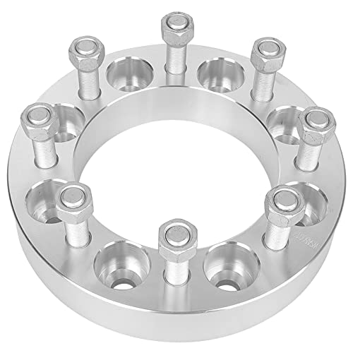 BRTEC 1.5"سمك/ 8x165mm نمط مسمار العجلة/ القطر الداخلي: 130mm فواصل العجلات متوافقة مع شيفروليه سيلفرادو 2500 3500 HD، ومع GMC سييرا 2500 3500 يوكون XL 2500، ومع 03-09 هامر H2 2 قطع - Image 2