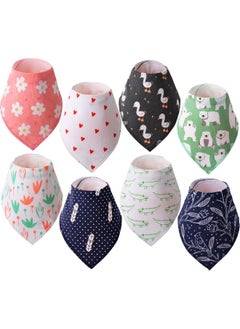Mr. Pen Mr. Pen- 8 Pack Baby Bibs - Drool, Bandana Bibs for Toddler Boys & Girls  - Image 1