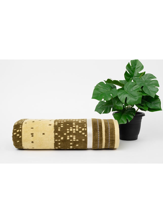 White Rose Towel PIXEL S - 500 GSM - 100% Cotton Velour - Bath Sheet 80x160 cm -MultiColour - Modern Stripe Design - Luxury Touch - Extra Absorbent - Image 1