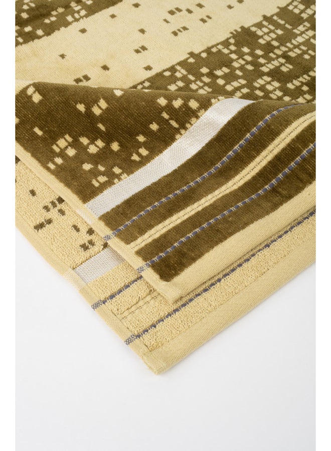 White Rose Towel PIXEL S - 500 GSM - 100% Cotton Velour - Bath Sheet 80x160 cm -MultiColour - Modern Stripe Design - Luxury Touch - Extra Absorbent - Image 4