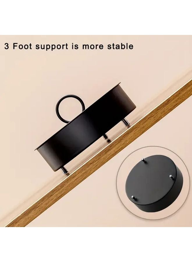 Blue Metal Mosquito Coil Holder With Cover Round Carbon Steel Easy To Clean - Image 3