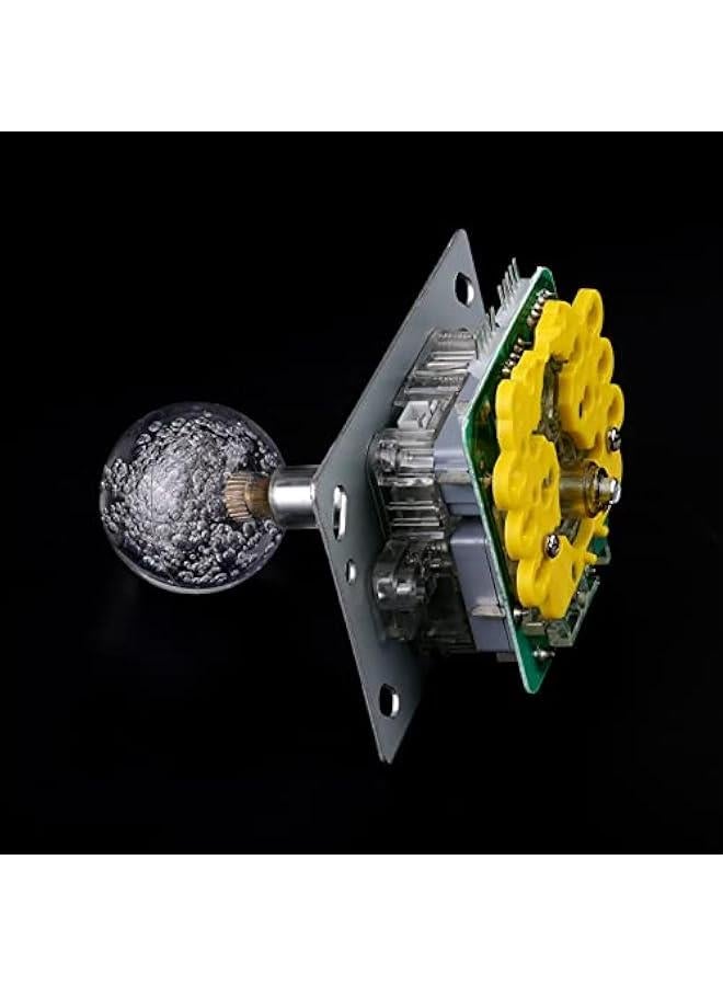 LED Colorful Illuminated Joystick, Games DIY Kit Long Handle Joystick for Gaming Cabinet on Kit - Image 4