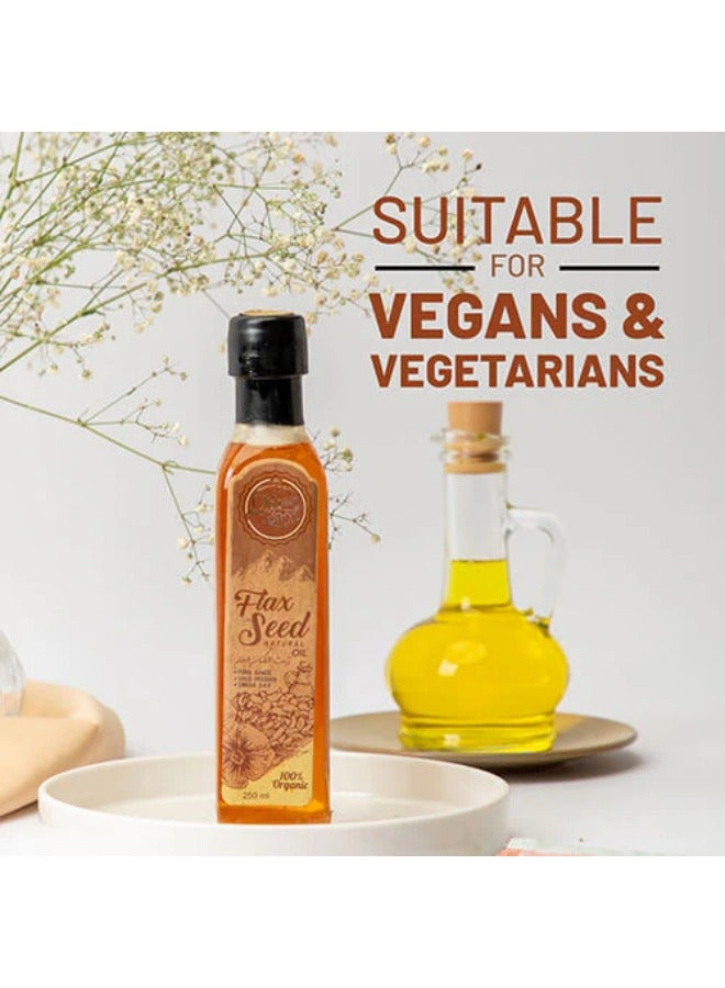 اورجانيك نيشن زيت بذور الكتان العضوي 250 مل - Image 4