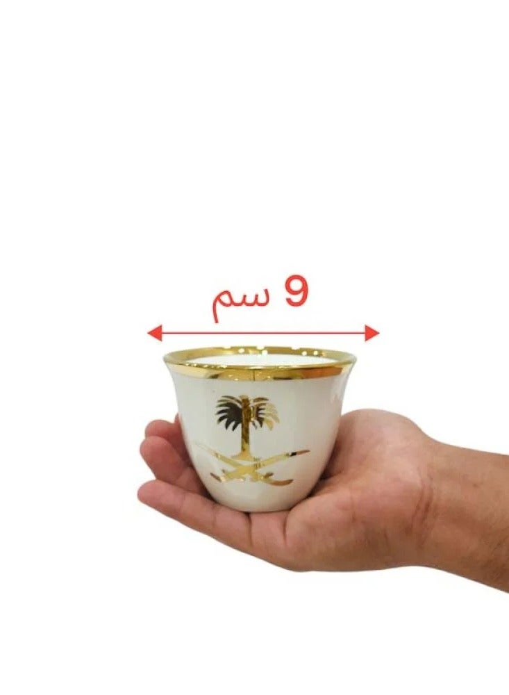 Seven and Palm Kingdom Coffee Cups, 12 Pieces  - Image 2