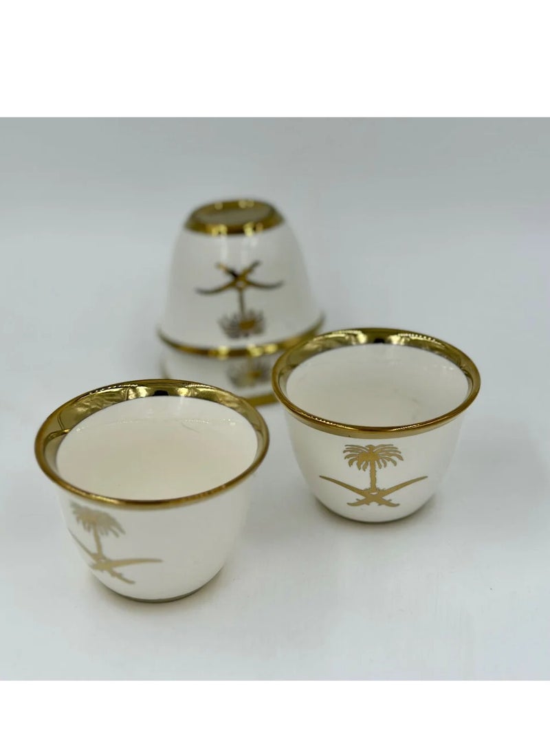 Seven and Palm Kingdom Coffee Cups, 12 Pieces  - Image 4