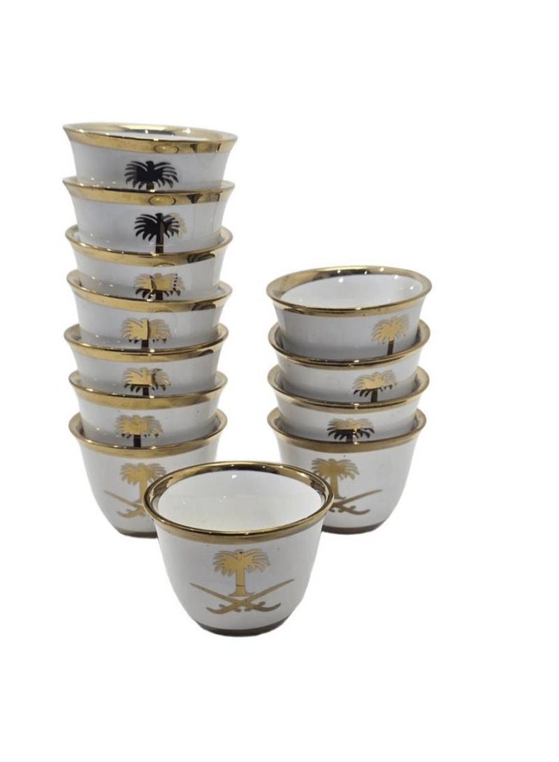 Seven and Palm Kingdom Coffee Cups, 12 Pieces  - Image 5