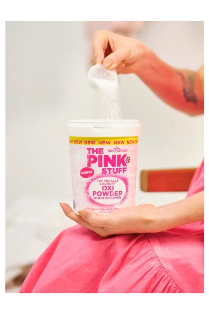 ذا بينك ستاف مسحوق الغسيل مزيل البقع  أوكسي المنظف المعجزة للملابس البيضاء 1 كجم - Image 4