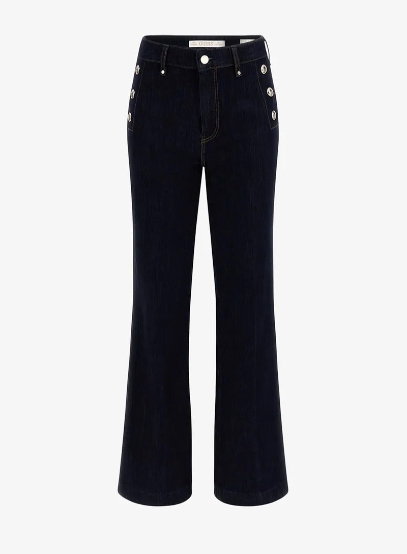 GUESS New Faye High Waist Bootcut Jeans - Image 3