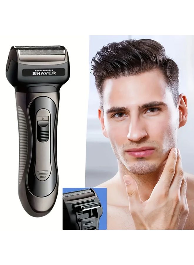 3 In 1 USB Rechargeable Mens Electric Razor For Face Nose Hair Precision Trimmer - Image 4