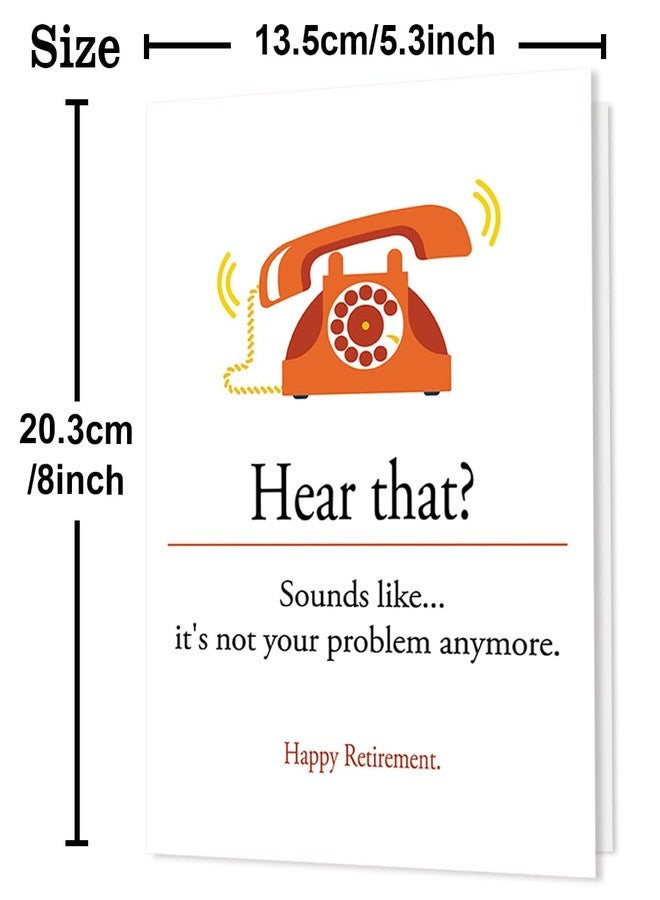 Beixian Funny Retirement Gifts for Women Men, Humor Retirement Leaving Card for Him Her Retired Friends Boss Teachers Nurses Dad Mom - Image 2