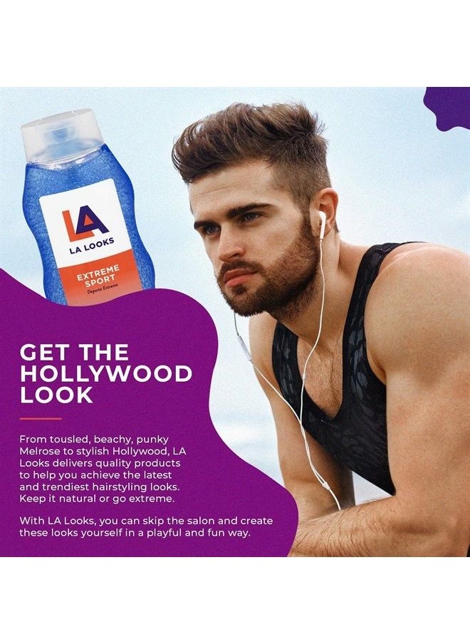 la looks - Styling Hair Gel - Extreme Sport - 20 Oz - Hold for High Performance Activity - Image 1