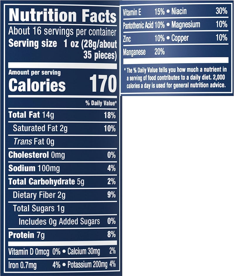 PLANTERS Salted Cocktail Peanuts - 16 Oz Jar (Pack of 6) - Plant-Based Protein Snack - Image 2