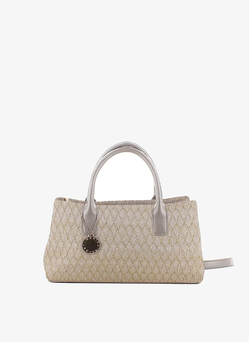 Marina Galanti Marina Galanti Atzara Woven East West Handbag - Beige