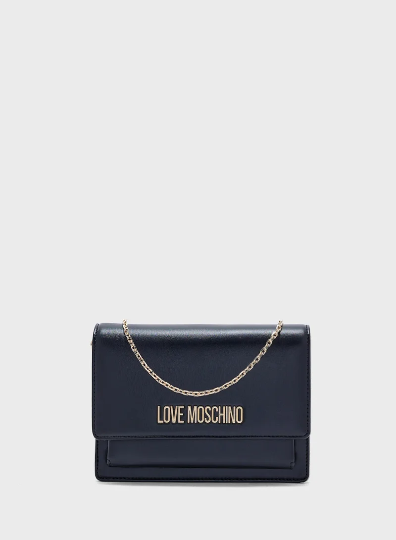 Love Moschino BLACK PU BLACK PU