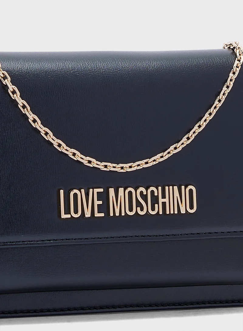 Love Moschino BLACK PU BLACK PU