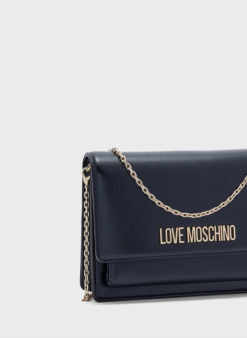 Love Moschino BLACK PU BLACK PU