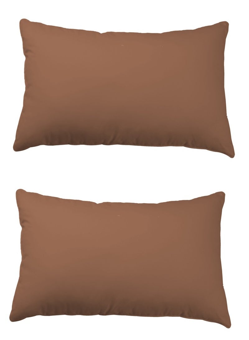 Sleep night Pack Of 2, Soft Plain Pillow 1KG, Polyester, Size 50X75 Cm,  - Image 1