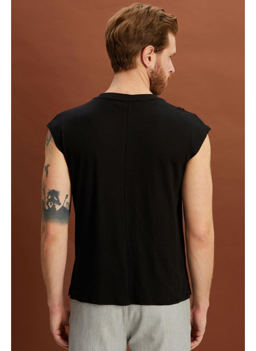 Alexander Gardi Cotton Sleeveless T-Shirt (E21-71000)  - Image 3