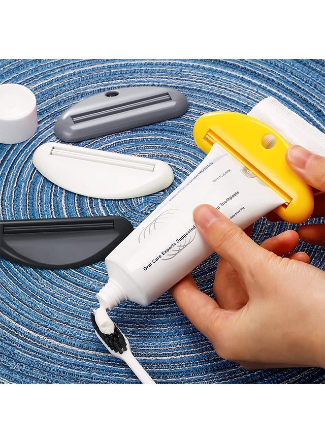 4 Pieces Toothpaste Tube Squeezer Dispenser Tool Toothpaste Rollers Clips for Hand Cream, Paint Tubes, Cosmetics, Bathroom - Image 4