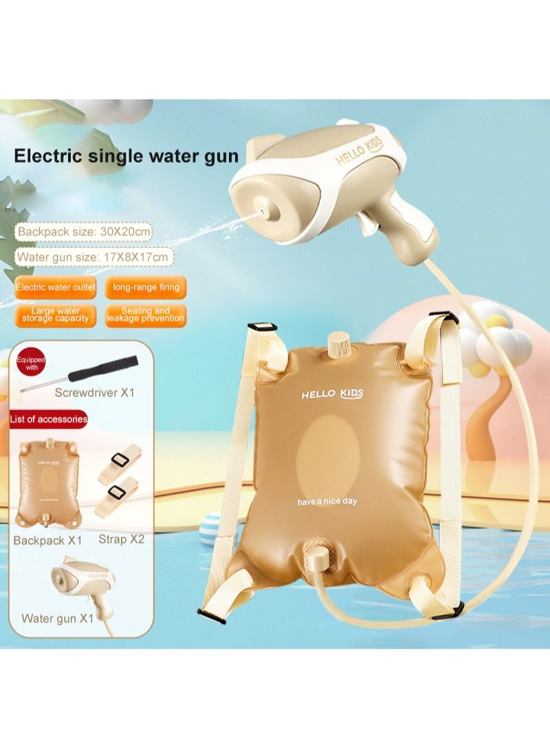 Sharpdo Electric Water Gun Children's Toy Water Jet Backpack Beach Toy 