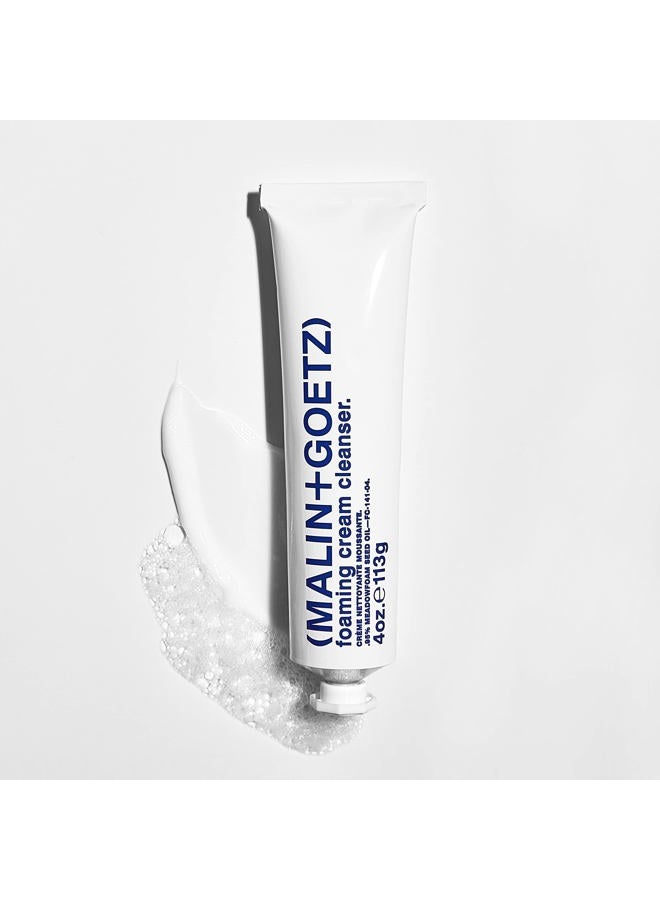 (MALIN+GOETZ) Malin + Goetz Foaming Cream Cleanser, 4 oz. – Men & Women, Gentle Face Cleanser, Sooth & Moisturize the Skin, Suitable for All Skin Types, Vegan & Cruelty Free - Image 2