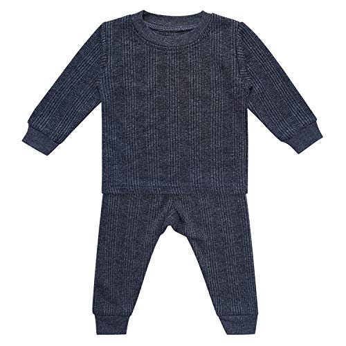 superminis Baby Thermal Top and Pyjama Set - Round Neck, Full Sleeves, Winter Wear Suit for Infants, Girls, Boys (18-24 Months) Pack of 2 - Image 3