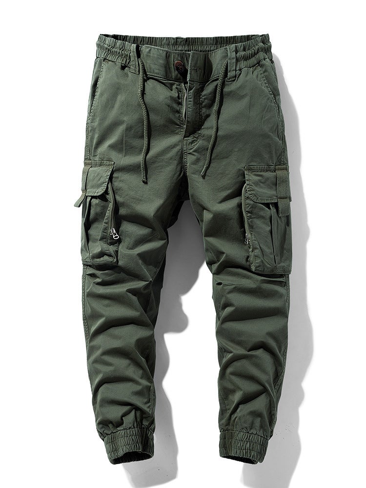 Trendy Japanese-Style Retro Brand Loose Jogger Cargo Pants Simple 677 Versatile Casual Fashion - Image 5