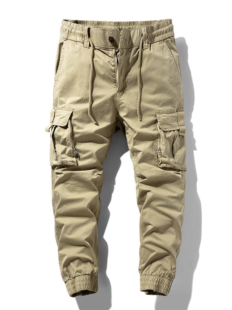 Trendy Japanese-Style Retro Brand Loose Jogger Cargo Pants Simple 677 Versatile Casual Fashion - Image 2