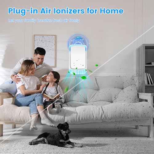 PVACG 4Pack Plug In Air Purifier for Home Mini Ionic Air Purifier for Small Room Quiet Working Air Ionizers for Home,Office, Bedroom,Living Room,Portable Air Freshener for Odor,Pets Smell(4) - Image 4