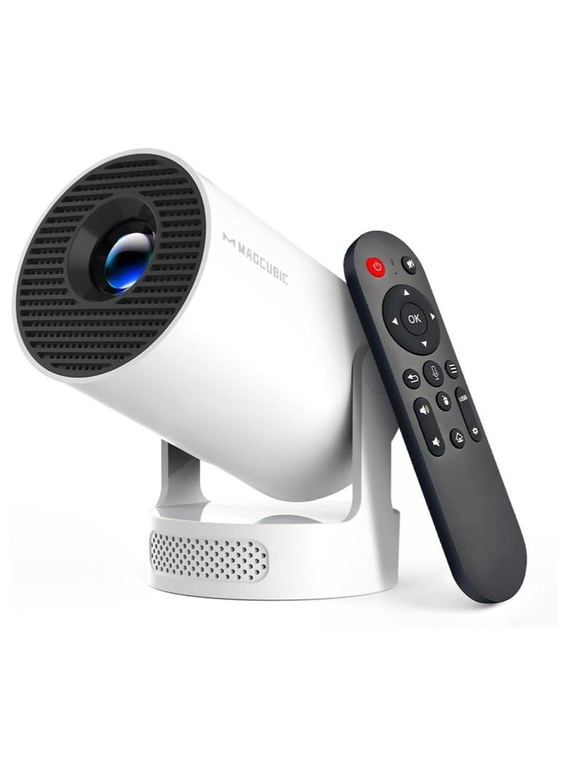ماجكوبيك بروجكتر  ذكي صغير بنظام أندرويد 14، دقة 720P HD، يدعم 4K، واي فاي وبلوتوث - Image 2