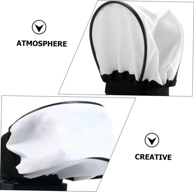 DOITOOL 2pcs Soft Cloth Flash Lamp Covers Round Diffuser Lampshades for Photography and Reusable Light Cover for Studio and Outdoor Use - Image 4