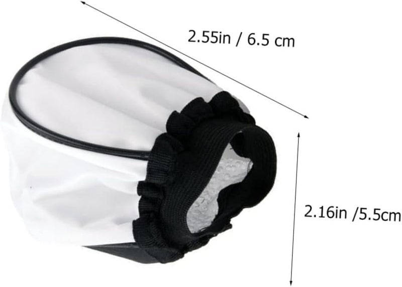 DOITOOL 2pcs Soft Cloth Flash Lamp Covers Round Diffuser Lampshades for Photography and Reusable Light Cover for Studio and Outdoor Use - Image 2