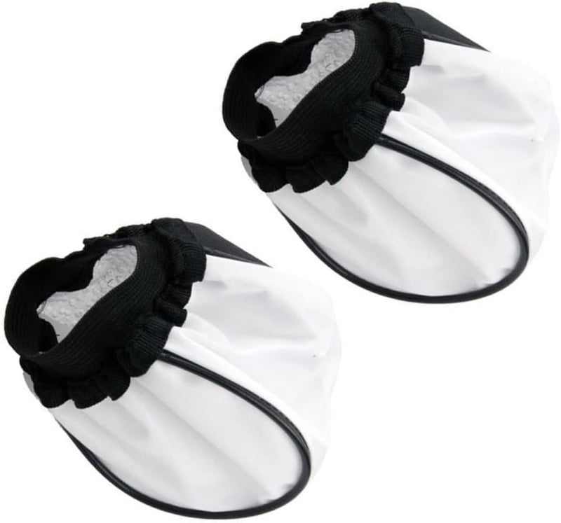 DOITOOL 2pcs Soft Cloth Flash Lamp Covers Round Diffuser Lampshades for Photography and Reusable Light Cover for Studio and Outdoor Use - Image 1