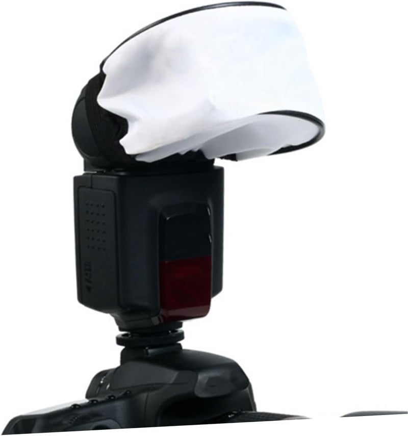DOITOOL 2pcs Soft Cloth Flash Lamp Covers Round Diffuser Lampshades for Photography and Reusable Light Cover for Studio and Outdoor Use - Image 5