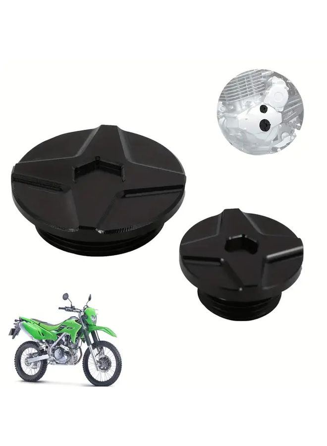غطاء سدادة براغي توقيت محرك الدراجة النارية الخضراء لطرازات KLX 2020-2025 - Image 3