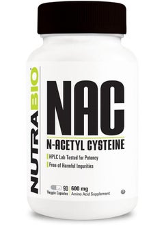 NutraBio Nacetyl Cysteine Supplement (Nac) 90 Capsules 600Mg Each Powerful Antioxidant Immune Support Boost Glutathione  - Image 4