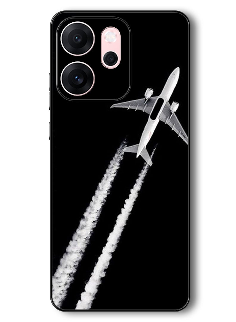 Theodor Case Compatible with Oppo Reno 14 F 6.57 Inch Protection Shockproof Bumper Cover Plane - Image 1