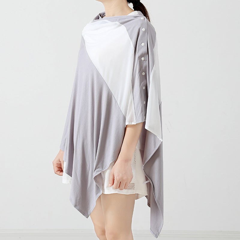 Breastfeeding Towel Breastfeeding Artifact Going Out To Cover Clothes Cover Mom'S Anti-Walking Cloak Shawl Cloth Paradise - Image 5