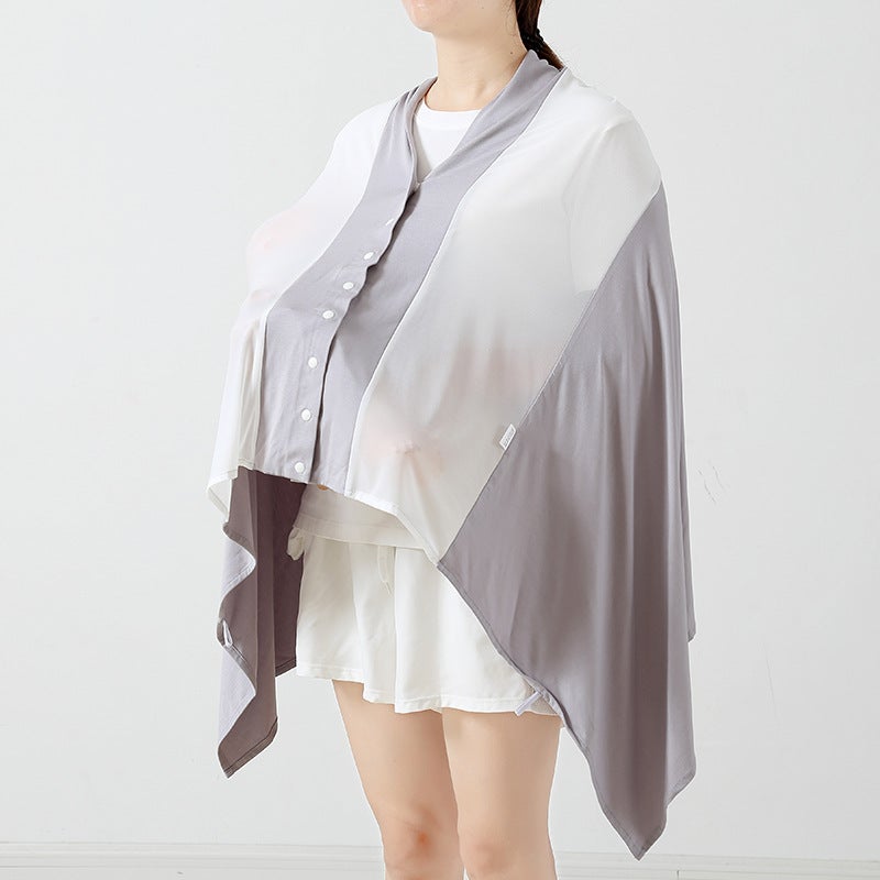 Breastfeeding Towel Breastfeeding Artifact Going Out To Cover Clothes Cover Mom'S Anti-Walking Cloak Shawl Cloth Paradise - Image 4