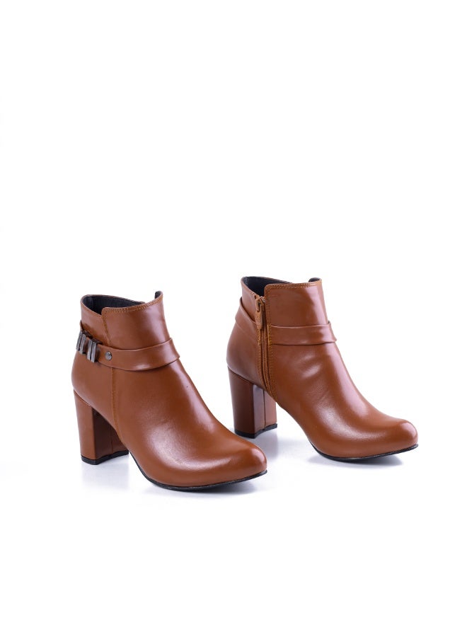 لايف ستيلاش  بوت كعب عالي جلد بسوسته - هافان R-19 - Image 2