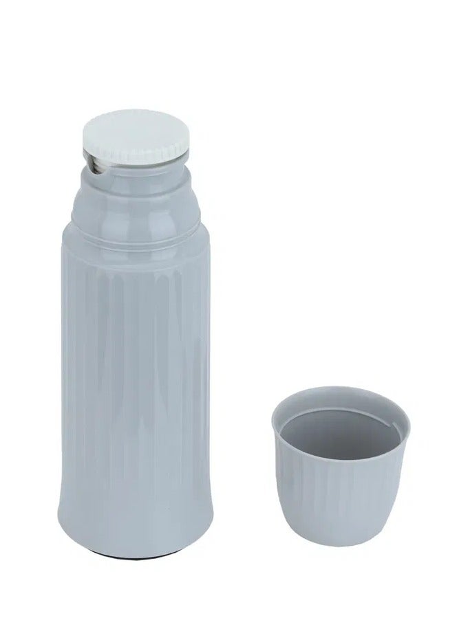 Alsaif Gallery Helios thermos, 500 ml, glass inner container, plastic outer shell - gray - Image 2