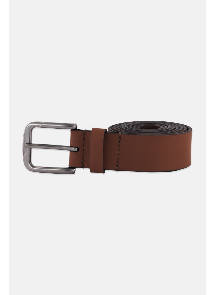 Timberland - Men Leather Belt, Brown - Image 1