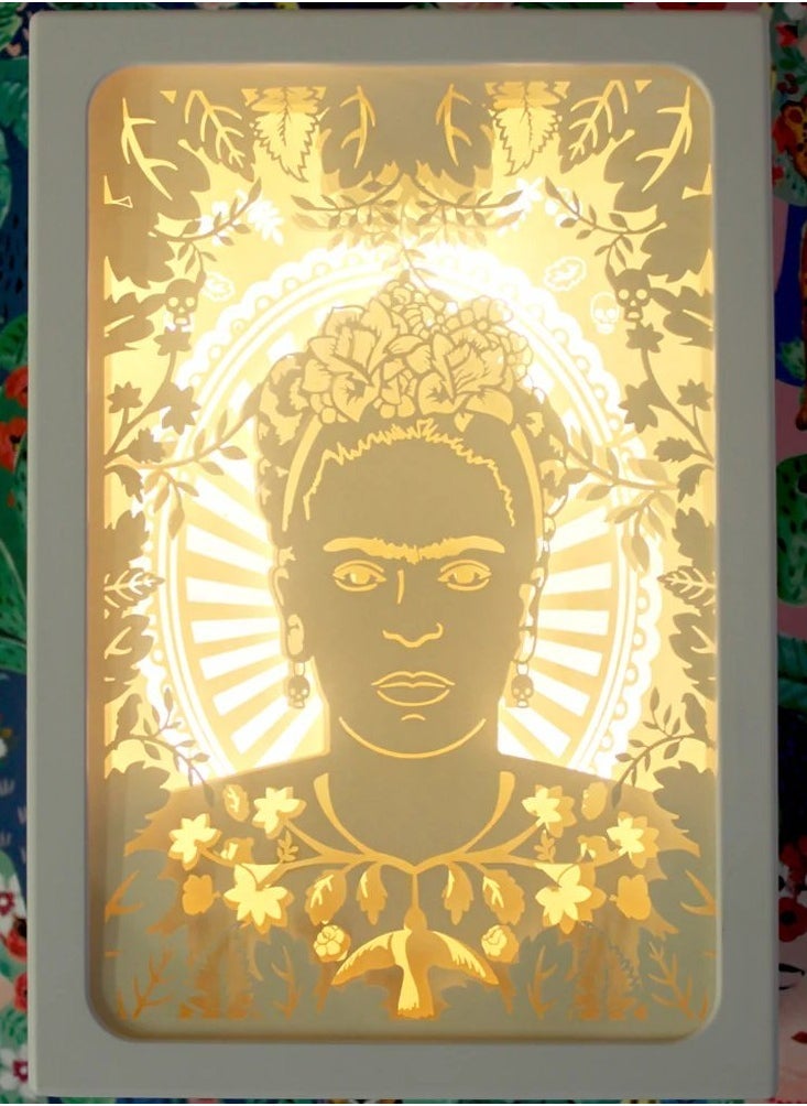 House Of Disaster - Lighted Shadow Box Wall Art – 3D Illuminated Portrait Decor | LED Layered Light Display | Decorative Night Light | Artistic Paper Cut Gift - Image 1