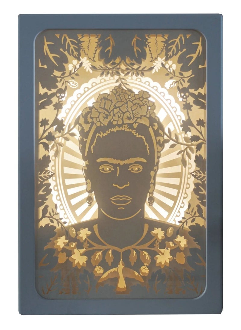 House Of Disaster - Lighted Shadow Box Wall Art – 3D Illuminated Portrait Decor | LED Layered Light Display | Decorative Night Light | Artistic Paper Cut Gift - Image 1